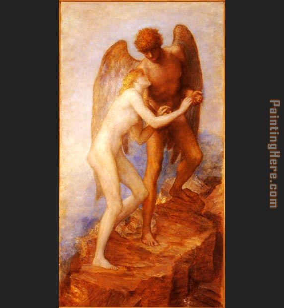 Love And Life painting - George Frederick Watts Love And Life art painting